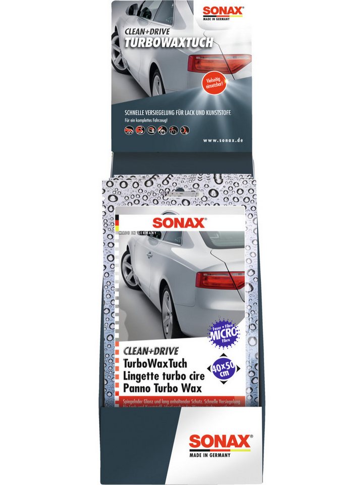 Sonax Sonax Clean & Drive TurboWaxTuch 40x50cm Autopolitur von Sonax
