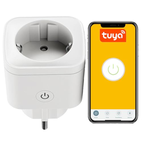 Sone Smart One 16A smarte steckdose mit Strommessung WLAN, WIFI Smart Life/Tuya App kompatibel mit Alexa/Google Home intelligente Steckdose smart home strommessgerät plug von Sone Smart One