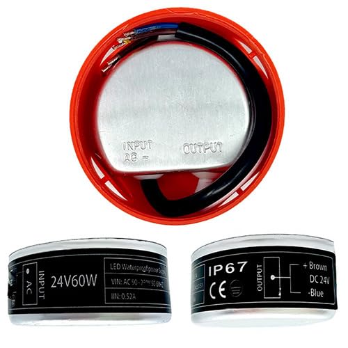 Sone Smart One 24V LED Netzteil 60W 2,5A IP67 Wasserdicht – Unterputz Trafo für FI60 Dosen – Kompakter Transformator für LED Streifen Innen und Außen Sone Smart One 24V LED Netzteil 60W 2,5A IP67 Wasserdicht – Unterputz Trafo für FI60 Dosen – Kompakter Transformator für LED Streifen Innen und Außen von Sone Smart One