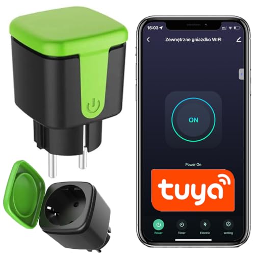 Sone Smart One WLAN Außensteckdose IP44 – WiFi Steckdose Outdoor 3680W 16A mit Stromzähler, Zeitschaltuhr, App-Steuerung – Smarte Steckdose, Alexa & Smart Life kompatibel, wetterfest, aussenbereich Sone Smart One WLAN Außensteckdose IP44 – WiFi Steckdose Outdoor 3680W 16A mit Stromzähler, Zeitschaltuhr, App-Steuerung – Smarte Steckdose, Alexa & Smart Life kompatibel, wetterfest, aussenbereich von Sone Smart One