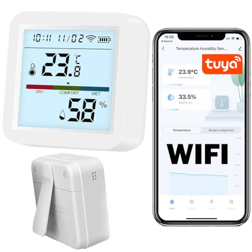 Sone Smart One Intelligentes Thermometer Hygrometer Mini LCD Digital Thermometer. WIFI Smart Home/Tuya App kompatibel mit Alexa/Google Home Sone Smart One Intelligentes Thermometer Hygrometer Mini LCD Digital Thermometer. WIFI Smart Home/Tuya App kompatibel mit Alexa/Google Home von Sone Smart One