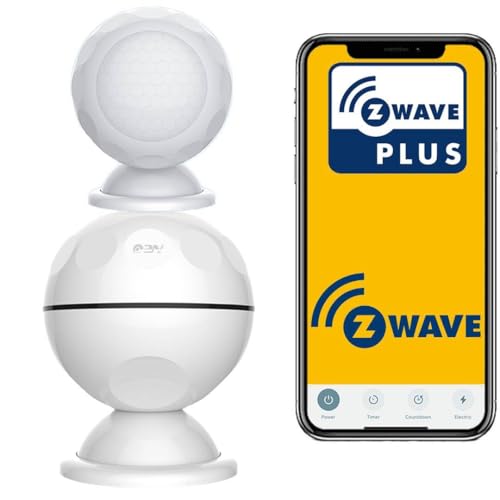 Sone Smart One NEO Coolcam Z-Wave Plus PIR Bewegungsmelder, 3-in-1 Sensor (Bewegung, Temperatur, Licht), Batterie von Sone Smart One