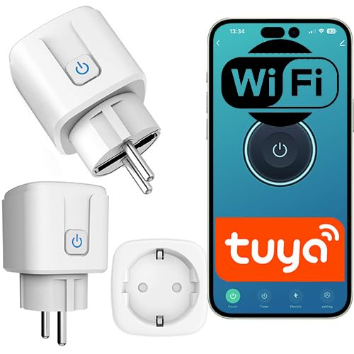 Sone Smart One Smarte Steckdose WLAN 2,4GHZ – WiFi Steckdose mit Stromzähler – Kompatibel mit Alexa & Google Home – App Tuya/Smart Life – Strommessgerät 16A/3680W – Kindersicherung Sone Smart One Smarte Steckdose WLAN 2,4GHZ – WiFi Steckdose mit Stromzähler – Kompatibel mit Alexa & Google Home – App Tuya/Smart Life – Strommessgerät 16A/3680W – Kindersicherung von Sone Smart One