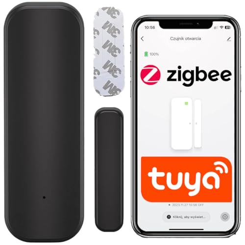 Sone Smart One ZigBee Fensterkontakt 3.0 – Smart Home Türsensor mit Alarm – Kompatibel mit TUYA, SMART Life & Home Assistant – WLAN Tür-Fenstersensor – Batteriebetrieb mit 2X AAA türkontakt von Sone Smart One