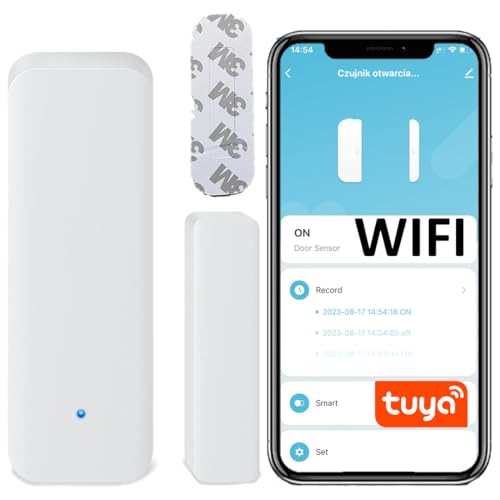 Sone Smart One Türsensor Alarm, Fenstersensor Drahtloser. Alarm in Echtzeit. WLAN WiFi Smart Life/Tuya App kompatibel mit Alexa/Google Home Sone Smart One Türsensor Alarm, Fenstersensor Drahtloser. Alarm in Echtzeit. WLAN WiFi Smart Life/Tuya App kompatibel mit Alexa/Google Home von Sone Smart One