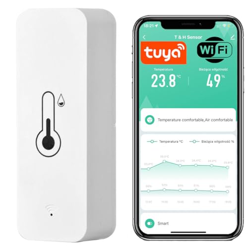 Sone Smart One WiFi Tuya -Temperatur und Feuchtigkeitssensor Sone Smart One WiFi Tuya -Temperatur und Feuchtigkeitssensor von Sone Smart One