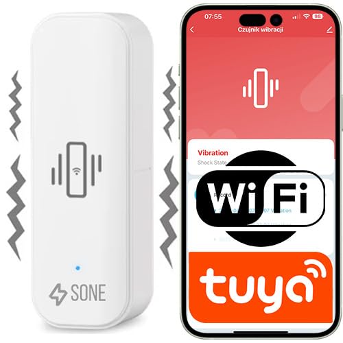 Sone Smart One WiFi-Vibrationssensor mit 2,4GHz WLAN Tuya App Push-Benachrichtigungen kein Hub nötig Sone Smart One WiFi-Vibrationssensor mit 2,4GHz WLAN Tuya App Push-Benachrichtigungen kein Hub nötig von Sone Smart One