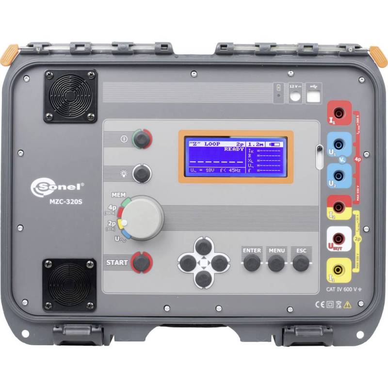 Sonel MZC-320S Hochstrom-Impedanztester Leistungsmesser Leistungsmessgerät von Sonel