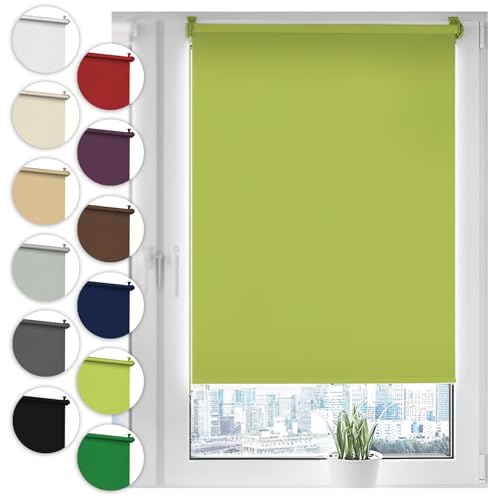 Verdunkelungsrollo Klemmfix ohne Bohren 50cm x 100cm Olivegrün Verdunklungsrollo Fensterrollo Rollo Seitenzugrollo Klemmrollo für Fenster & Tür Verdunkelungsrollo Klemmfix ohne Bohren 50cm x 100cm Olivegrün Verdunklungsrollo Fensterrollo Rollo Seitenzugrollo Klemmrollo für Fenster & Tür von Sonello