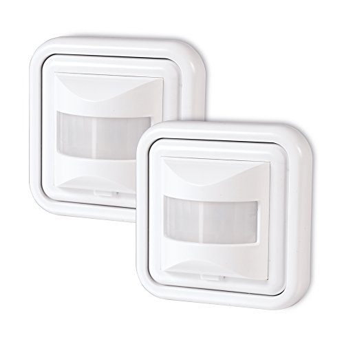 sonero IMS050 Infrarot-Bewegungsmelder - Innenmontage, Schutzklasse: IP20, 160° / 9m Arbeitsfeld, weiß (2er- Set) von Sonero