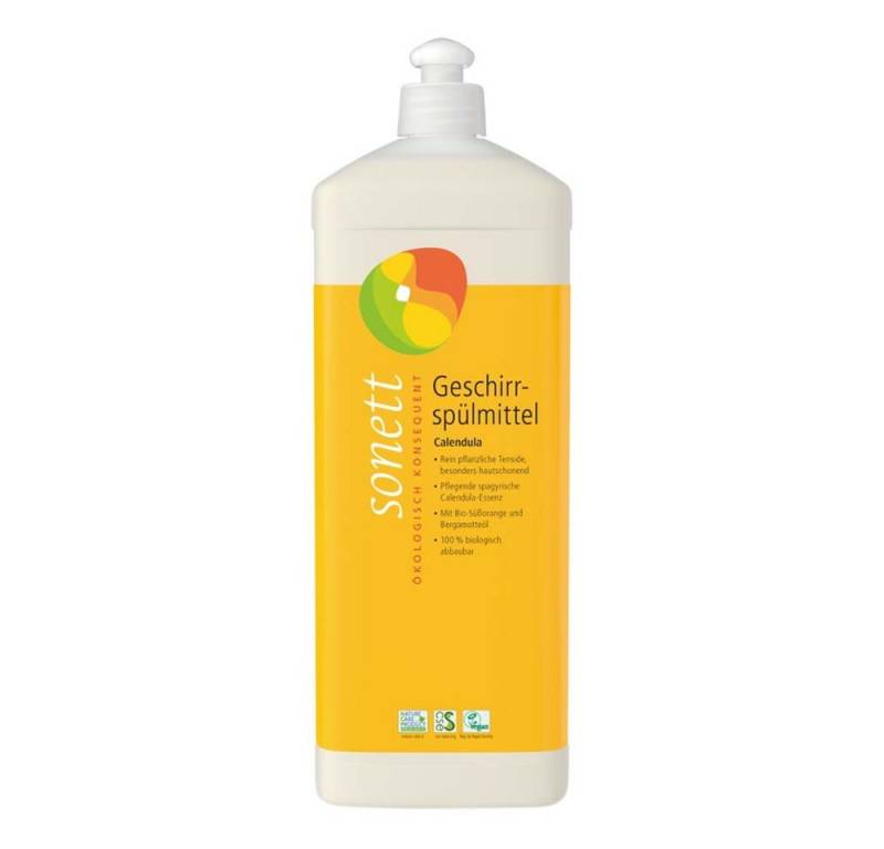 Sonett Geschirrspülmittel - Calendula Nachfüllflasche 1L Geschirrspülmittel von Sonett