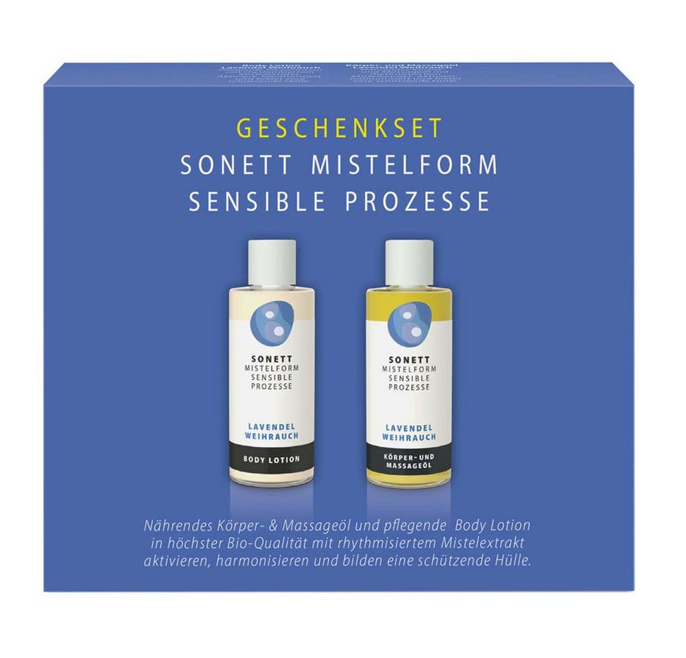 Sonett Mistelform Geschenkset - Lavendel-Weihrauch 2x50ml Pflegeset (2-St) Sonett Mistelform Geschenkset - Lavendel-Weihrauch 2x50ml Pflegeset (2-St) von Sonett