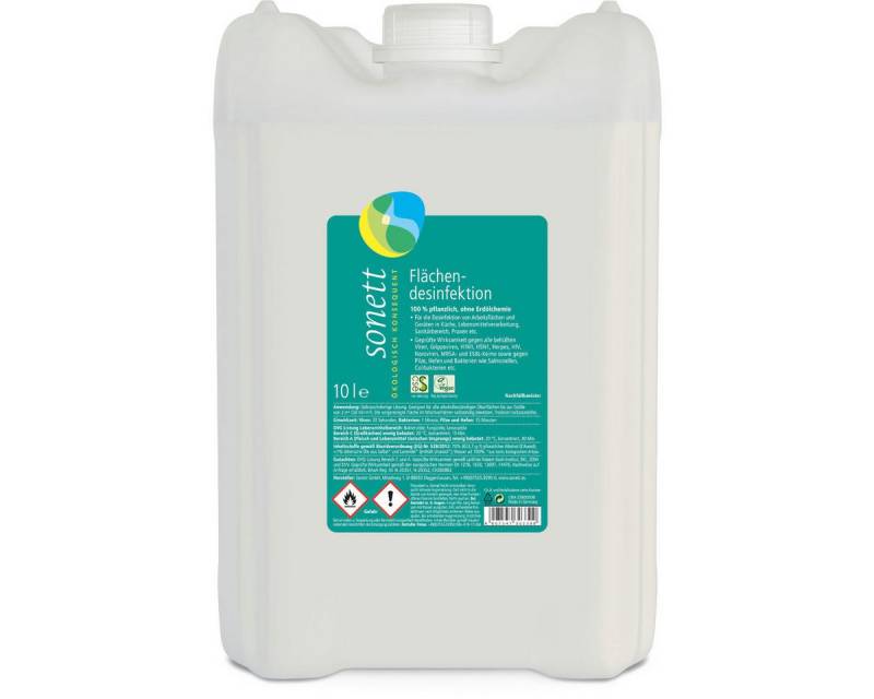 Sonett Sonett Flächendesinfektion 10 Liter Oberflächen-Desinfektionsmittel von Sonett