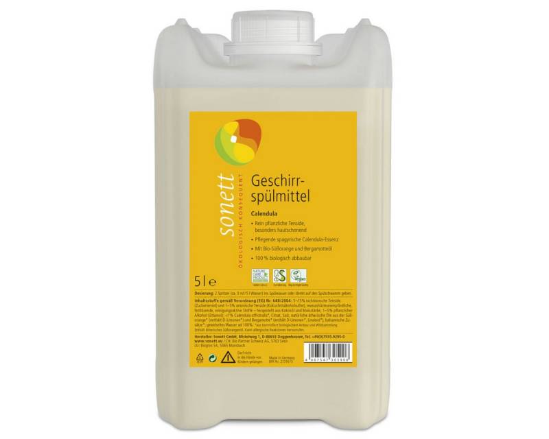 Sonett Sonett Geschirrspülmittel Calendula 5 Liter Geschirrspülmittel von Sonett