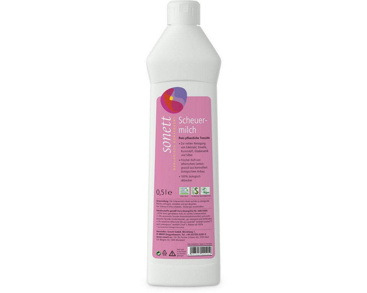 Sonett Sonett Scheuermilch 0.5 Liter Scheuermilch Sonett Sonett Scheuermilch 0.5 Liter Scheuermilch von Sonett