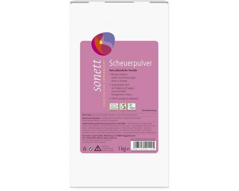 Sonett Sonett Scheuerpulver 1 kg Scheuermilch von Sonett