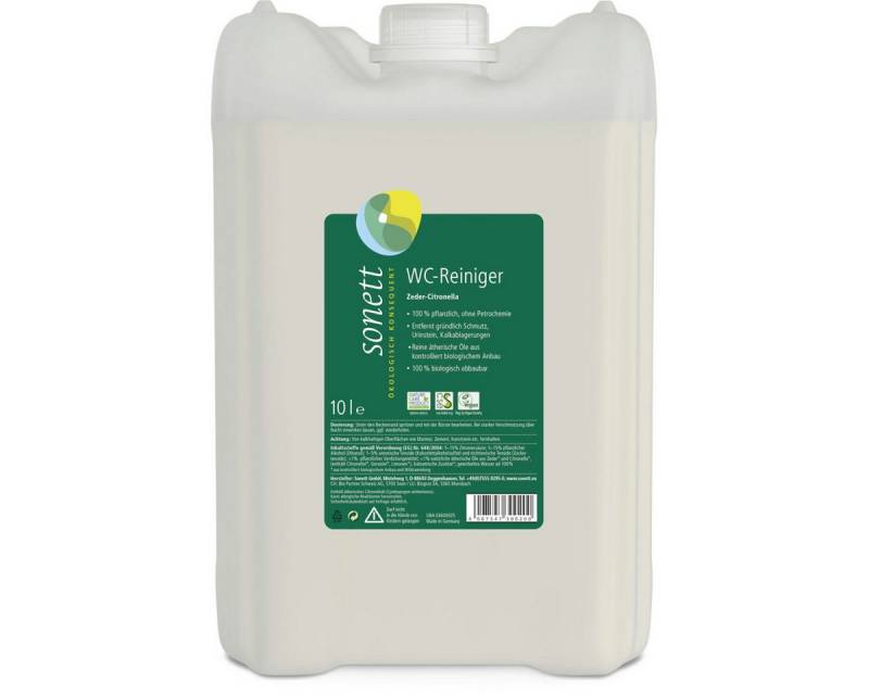 Sonett Sonett WC Reiniger Zeder-Citronella 10 Liter WC-Reiniger von Sonett