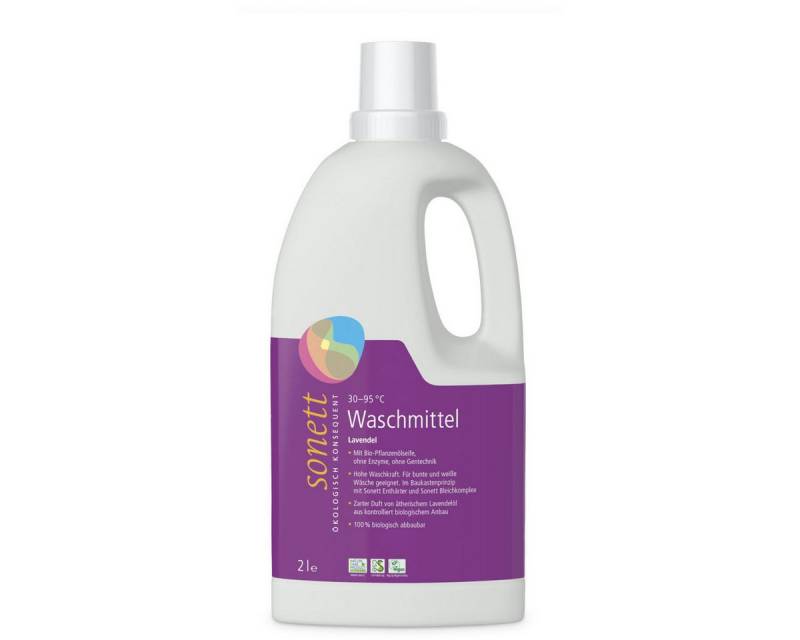 Sonett Sonett Waschmittel Lavendel Baustein I 2 Liter Vollwaschmittel von Sonett