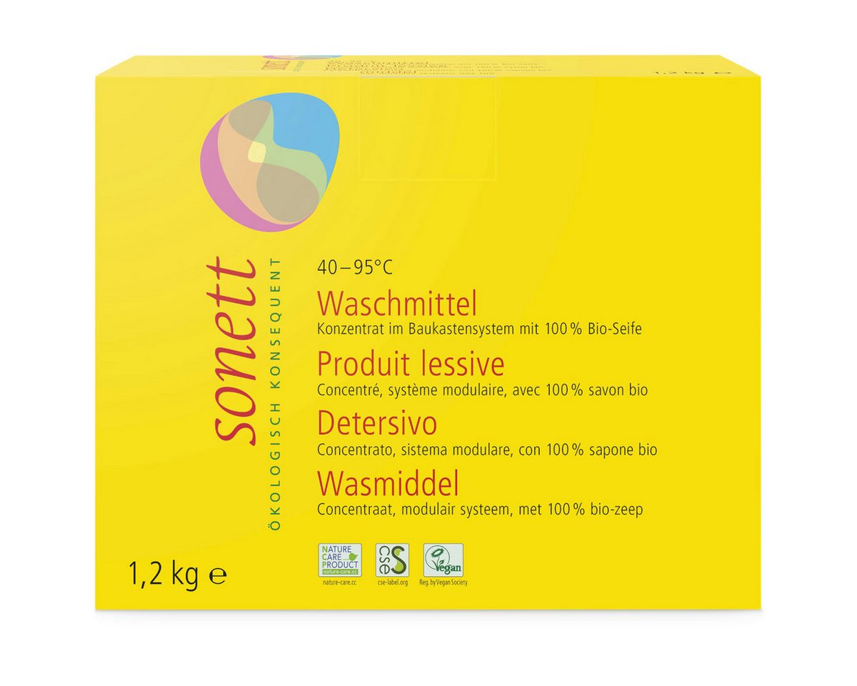 Sonett Sonett Waschmittel Pulver Baustein I 1.2 kg Vollwaschmittel Sonett Sonett Waschmittel Pulver Baustein I 1.2 kg Vollwaschmittel von Sonett