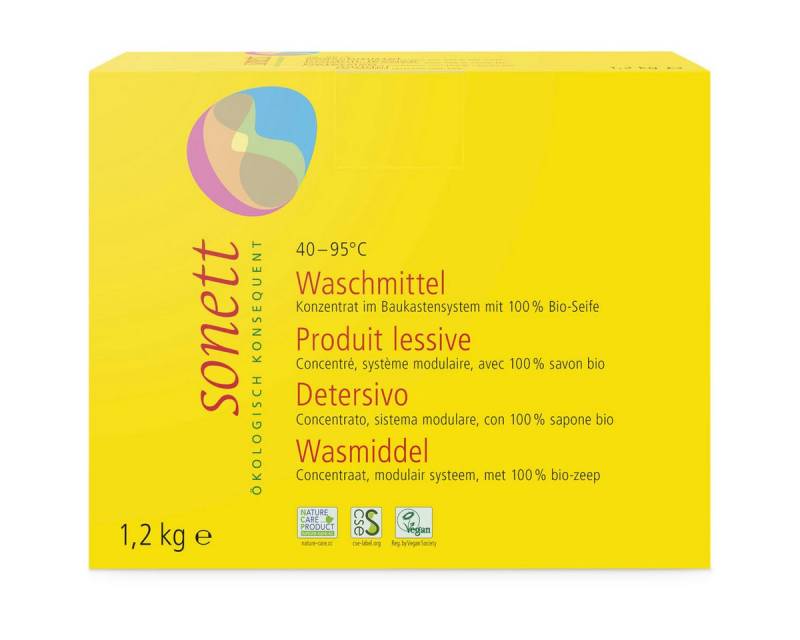 Sonett Sonett Waschmittel Pulver Baustein I 1.2 kg Vollwaschmittel von Sonett