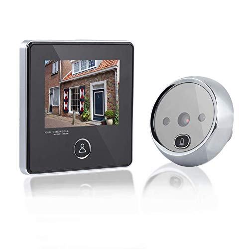 Door Viewer Türspion, Video Türklingel Digital Türspion Viewer Smart Vision Türkamera mit 3MP, 90 ° Weitwinkel, IR Nachtsicht für Home Office Hotel von Sonew