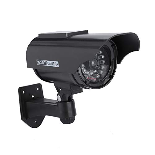 Sonew Dummy Kamera für Innen/Außen, Fake Überwachung Kamera, Überwachungskameras mit roter Blinkender LED(Black) von Sonew