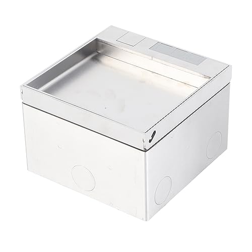 Eingebettete Steckdosenbox, Im Versenkte Steckdose, Edelstahl-Doppelsteckdosen, Universelle Desktop-Bodensteckdose, Bodensteckdose, AC250V 4000W von Sonew