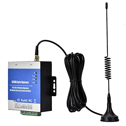 GSM Tür Tor Opener Remote, RTU5025 Ferntüröffner Fernbediener Garagentorzugriffskontrolle Funktionen Automatische Aktivierungsfunktion(EU) von Sonew
