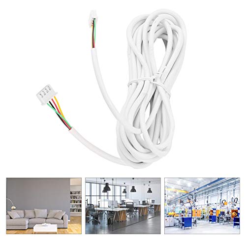 Kabelgebundenes Intercom Kabel, 4 Adriges, Rundes, Flexibles Kupferkabel für Video Türklingel Intercom System Farb Video Türklingel 10 m / 33 Fuß 0,3 mm² von Sonew