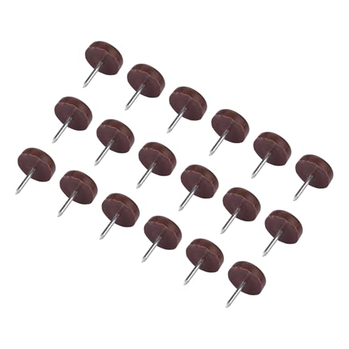 Langlebige Anti -Schlupf -Nagelpolster für Möbelbeine - 100pcs 14mm X 4 Mm - Möbelsofa -Stuhlstuhl -Tisch -Bodenschutz - Plastikgleitungen, um Lärm und Feuchtigkeit zu Vermeiden (100 PCS -Ebene 14 von Sonew