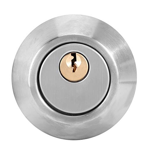 Sonew Sicherheits Türschloss, Einzylinder Edelstahl Diebstahlsicherungs Türschlösser für Türen, Heim und Bürogebrauch(Silber) von Sonew