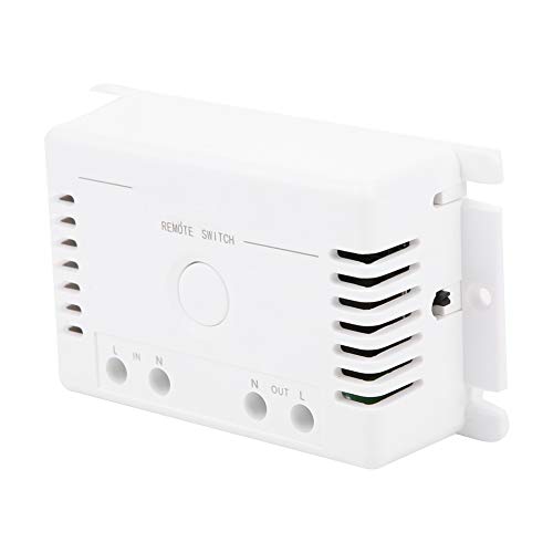 Smart Pump Switch Panel Relais-Sender, 433-MHz-Funkschalter mit Fernbedienung für Heim und Büro AC85-250 V (Farbe Weiß) von Sonew