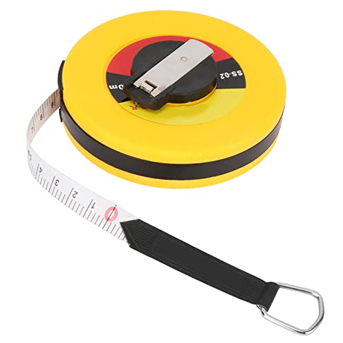 Sonew 30 M Fiberglas-Maßband: Robustes Profi-Werkzeug für Messungen Im Bau-, Vermessungs- und Ingenieurwesen, Ergonomisches Design, Robust und Kompakt, Weiche Lineale (30cm) von Sonew