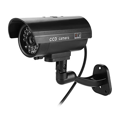 Sonew Dummy Kamera, Überwachungskamera Attrappe mit Blinkender LED Fake Kamera Simulation Realistische Kamera Gefälschte CCTV von Sonew