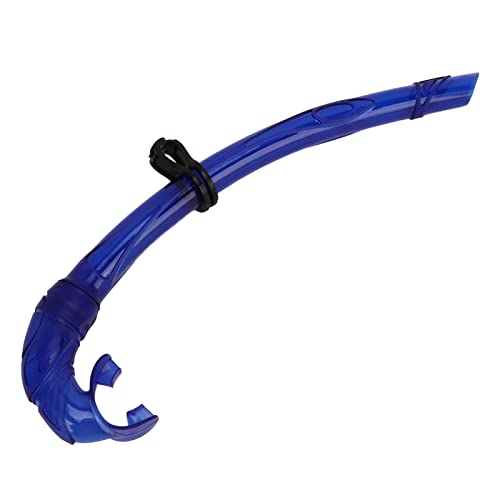 Sonew Einfacher Schnorchel mit Einem Bequemen Silikon -Mundstück, PVC -Material, Leichtes Design für Kostenloses Tauchen, Schwimmen, Schnorcheln Blau (Blue) von Sonew