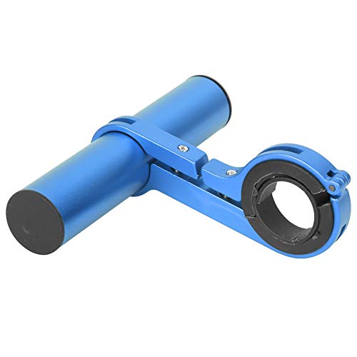 Sonew Fahrradladungsbärerweiterung Bracket 10 cm Fahrradzubehör Aluminiumlegierung Leichtes Rot - Multifunktions -Extender für Licht, Telefonhalter, Kameraunterstützung (Blue) von Sonew
