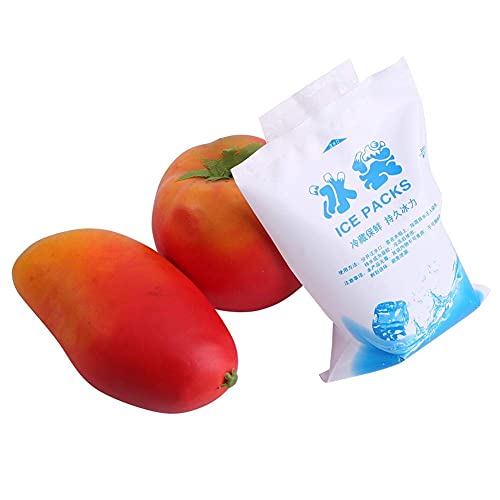 Gel Kühlpack,10pcs Wiederverwendbar Gel-Eisbeutel,Kühltaschen für Kaltes Essen gefroren Kühlung Eisbeutel für kalte Kompresse,Eisbeutelgel(400ml) von Sonew