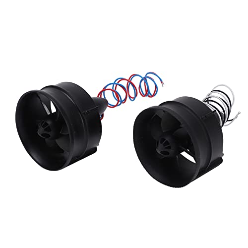 Sonew Hocheffizienz RC -Kit -Lüfter Propeller Kit mit Starker Leistung und Guter Koordination für Flugzeuge von 1S Leistung 30 mm Klinge, 35 mm Kanaldurchmesser, Injektionsform von Sonew