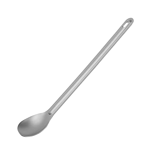 Sonew Leichtes Titan-Besteckset mit Langem Griffspork für Camping Im Freien-langlebiger, Rostresistenter, Leicht zu Reduzierter Metalllöffel für das Reisen (Langlöffel) von Sonew