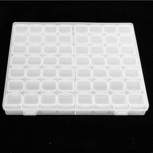 Sonew Transparent Sortierbox, 56 Slots Desktop Nagellack Kunst Aufbewahrungsbox Schmuck Zubehör Container Fall Unsichtbare Schnalle Design Sonew Transparent Sortierbox, 56 Slots Desktop Nagellack Kunst Aufbewahrungsbox Schmuck Zubehör Container Fall Unsichtbare Schnalle Design von Sonew