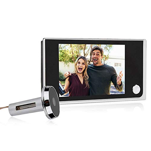 Sonew Video Türklingel, Wireless Türklingel mit Kamera Kabellos, Security Camera Visuelle Tür Elektronische Cat Eyes 3,5" Digital LCD 120 Grad Peephole Viewer Foto visuelle Überwachung von Sonew