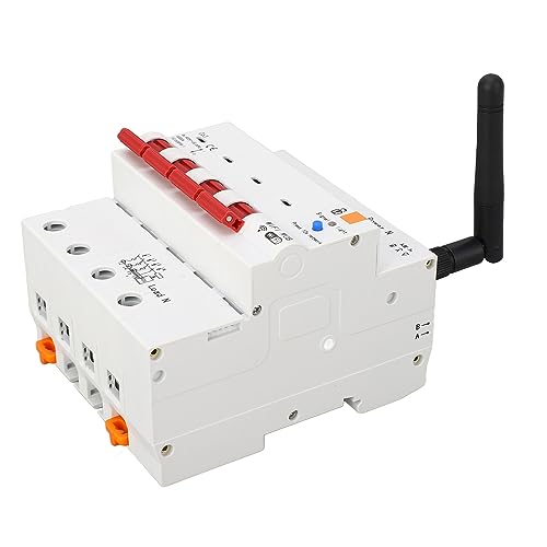 Sonew WiFi Circuit Breaker, Miniature Circuit Breaker, 4P Leakage Protection Switch, Remote Control Electricity Metering Switch, AC400V 50/60HZ 63A von Sonew