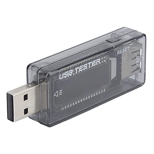 USB Power Meter Tester, LCD-Bildschirm Intelligentes Voltmeter Power Charger Indicator Batterieüberwachungstester für Haus oder Elektriker von Sonew