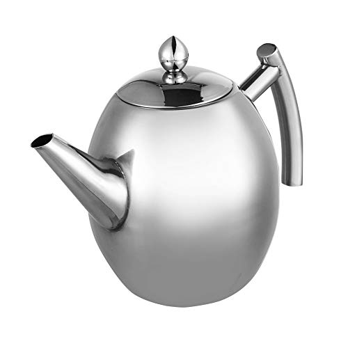 Wasserkocher, Edelstahl-Wasserkocher - Whistling-Wasserkocher - Wasserkocher mit großem Fassungsvermögen, einschließlich Filter - Teekanne, robuste Edelstahl-Teekanne(1,5 l) von Sonew