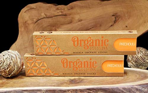 Song of India Organic Masala Incense Sticks Patchouli, 3 STK zu je 15g von Song of India