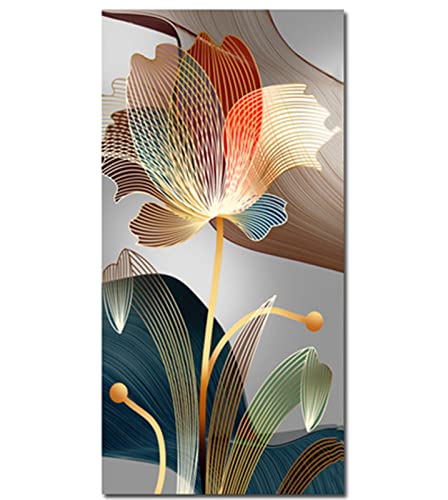 DIY 5D Diamond Painting Set für Kinder/Erwachsene Geometrische Linien Flora Diamant Painting Full Drill Kristall Kreuzstich Kunsthandwerk für Home Wand Dekorationen Geschenk Square Drill 60x120cm von SongYww