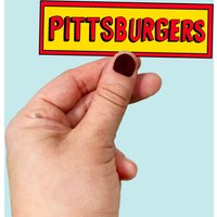 Wasserdichter Vinyl Pittsburghers Magnet |Kostenloser Versand | Aufkleber Yinz 412 Pgh von SongbirdArtistry