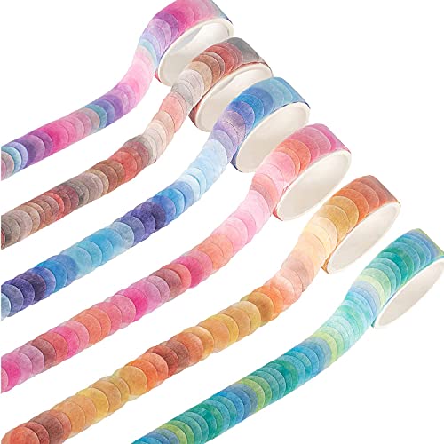 Songdao Washi Tape Set 6 Rolls Dot Washi Tape Sticker 600 Dots 14 mm Washi Sticker Set Dots Stickers Eight Colours for DIY Scrapbooking Gift Decoration Packaging Notebook Songdao Washi Tape Set 6 Rolls Dot Washi Tape Sticker 600 Dots 14 mm Washi Sticker Set Dots Stickers Eight Colours for DIY Scrapbooking Gift Decoration Packaging Notebook von Songdao