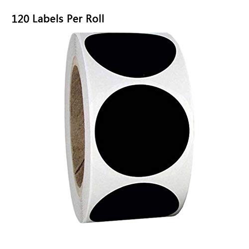 120 Stück/Rolle, runde Kreidetafel-Aufkleber, Küchenetiketten für Einmachgläser, Dankeschön-Aufkleber 120 Stück/Rolle, runde Kreidetafel-Aufkleber, Küchenetiketten für Einmachgläser, Dankeschön-Aufkleber von Songelt