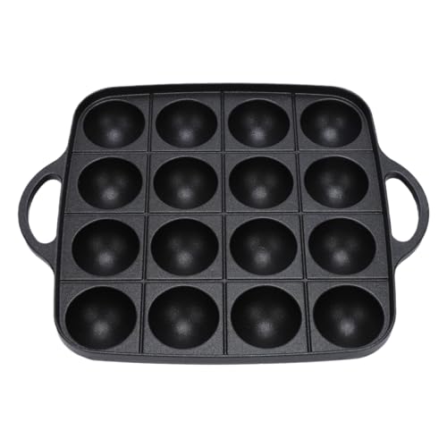 16-Loch-Aluminium-Grillpfanne, Oktopusse, Kugel, Pfannkuchen-Macher, Antihaft-Kochplatte, Fleischbällchen, Pfanne, Küche, Kochgeschirr, langlebige Oktopusse, Kugel, Pfannkuchen-Maker 16-Loch-Aluminium-Grillpfanne, Oktopusse, Kugel, Pfannkuchen-Macher, Antihaft-Kochplatte, Fleischbällchen, Pfanne, Küche, Kochgeschirr, langlebige Oktopusse, Kugel, Pfannkuchen-Maker von Songelt